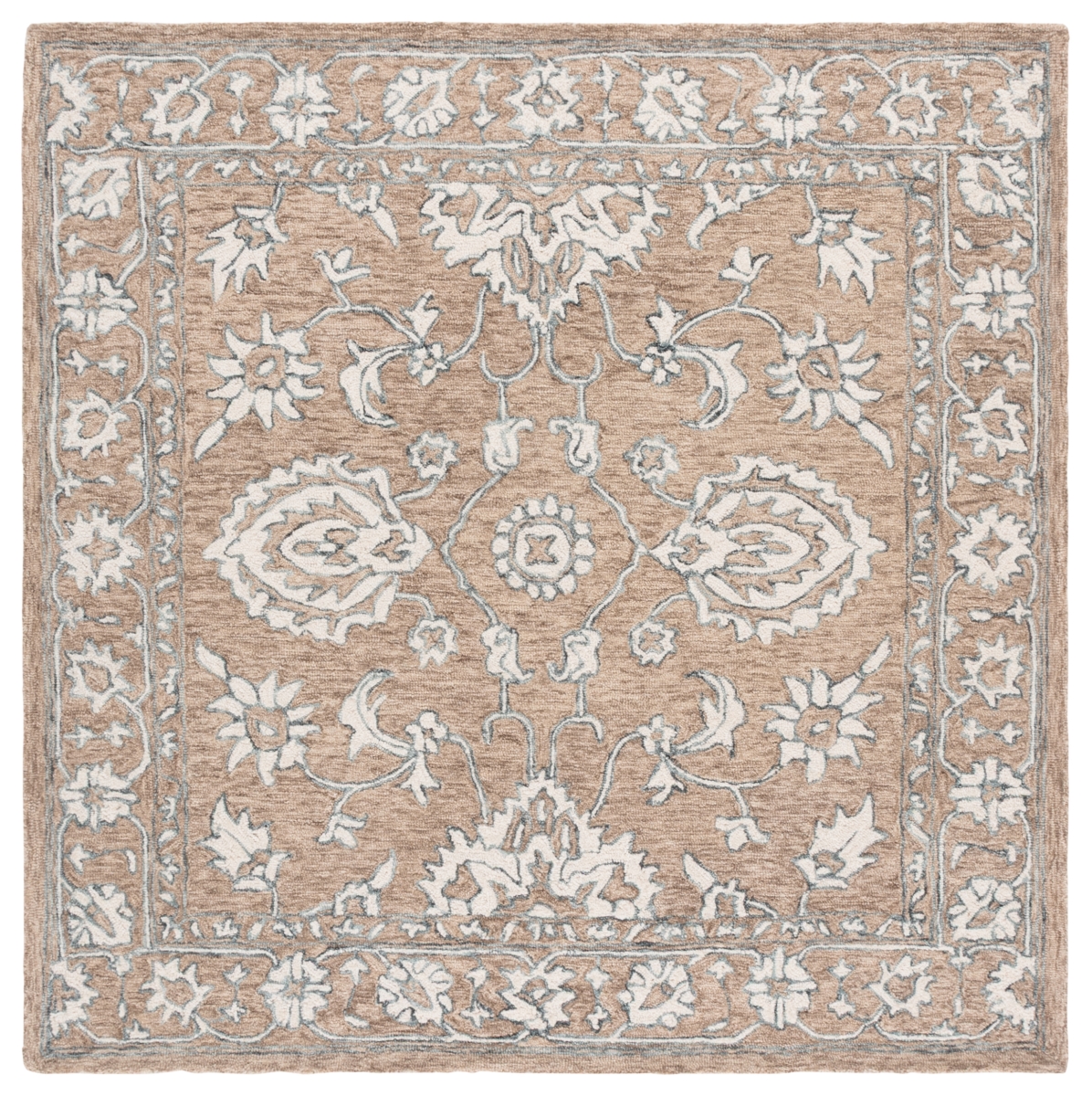 Picture of Safavieh MET826B-6SQ Metro 6 x 6 ft. Traditional Square Area Rug - Beige & Ivory