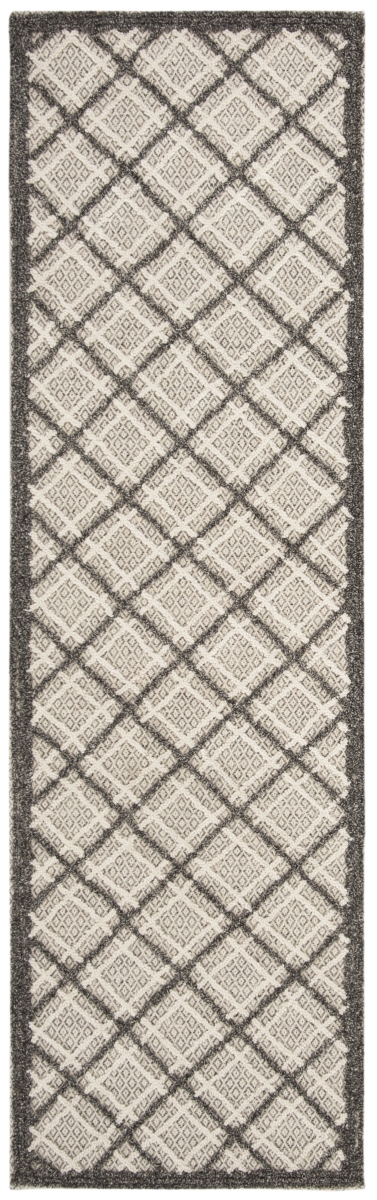 TRC251G-28 2 ft. 3 in. x 8 ft. Trace Contemporary Runner Rug, Dark Grey & Light Grey -  Safavieh