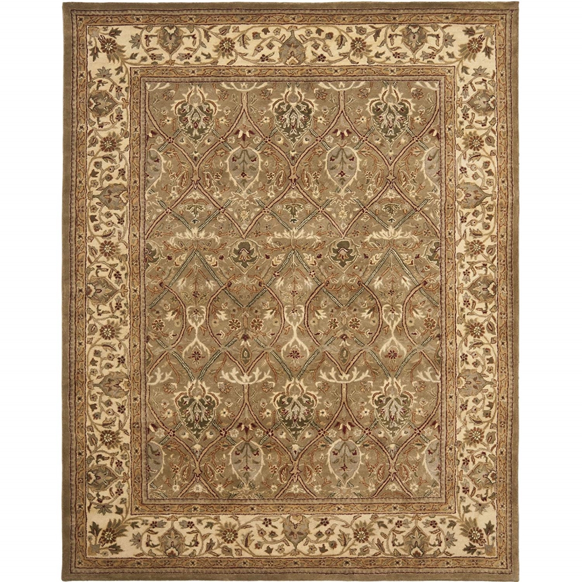 PL819A-10 9 ft.-6 in. x 13 ft.-6 in. Persian Legend Hand Tufted Large Rectangle Area Rug, Light Green & Beige -  Safavieh