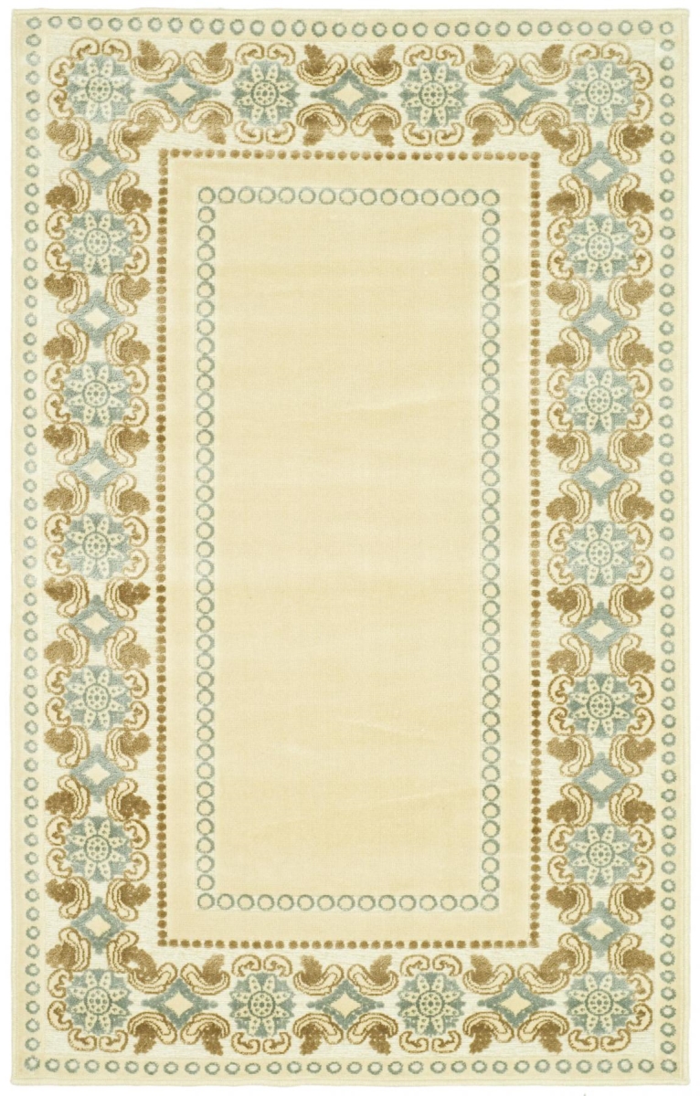 MSR4440A-24 2 ft.-7 in. x 4 ft. Martha Stewart Tufted & Hand Loomed Accent Area Rug, Creme -  Safavieh