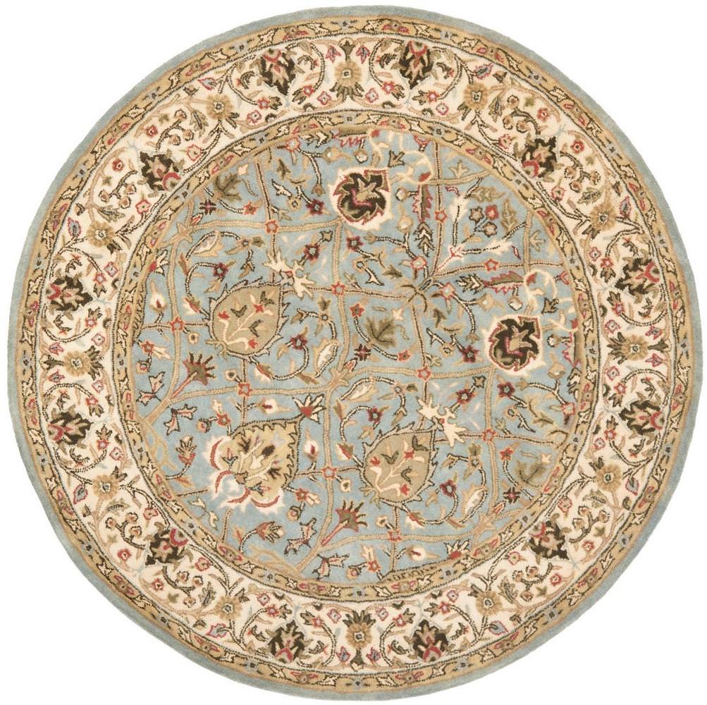 PL819L-6R Persian Legend Hand Tufted Round Rug, Grey & Ivory - 6 x 6 ft -  Safavieh