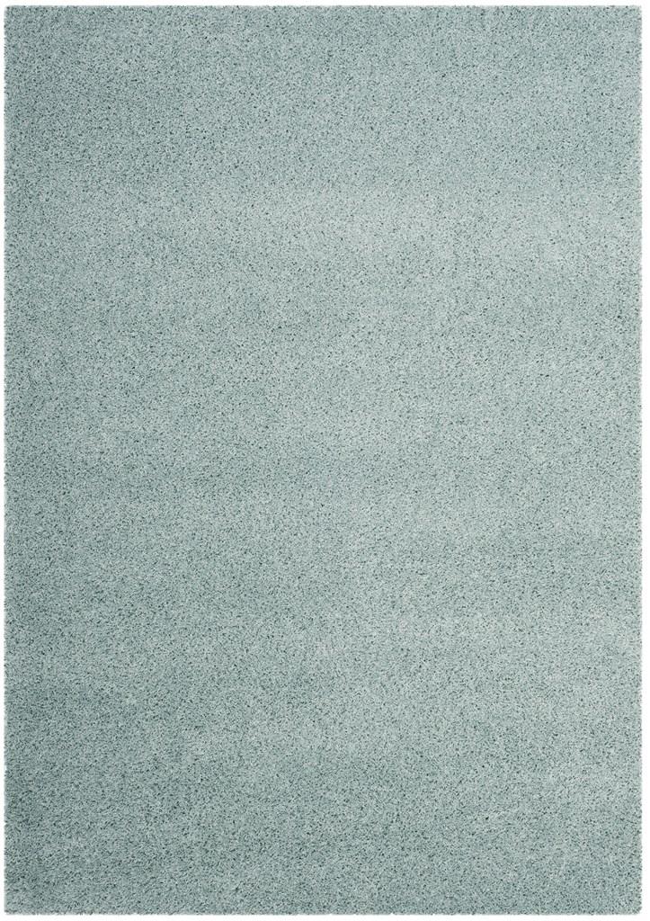 SGL303E-9 Laguna Shag Power Loomed Large Rectangle Area Rug, Light Blue - 8 ft.-6 in. x 12 ft -  Safavieh