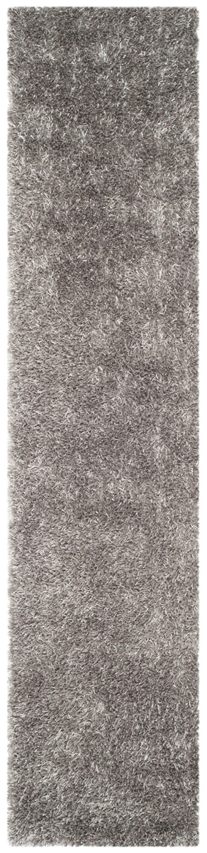 SG531-8080-210 Shag Hand Tufted Runner Rug, Grey & Grey - 2 ft.-3 in. x 10 ft -  Safavieh