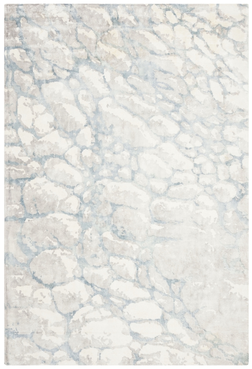 MIR722G-6 Mirage Hand Loomed Medium Rectangular Area Rug, Turquoise & Ivory - 6 x 9 ft -  Safavieh