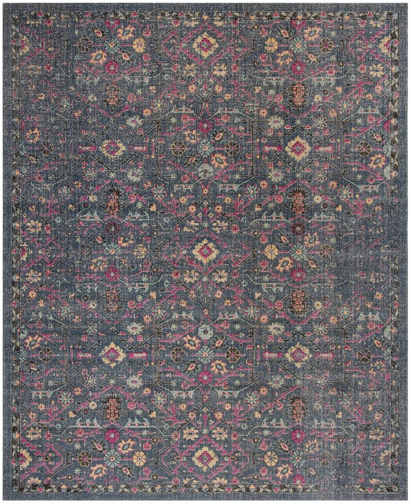 Picture of Safavieh ATN503C-8 Artisan Power Loomed Large Rectangle Area Rug&#44; Navy & Anthracite - 8 x 10 ft.