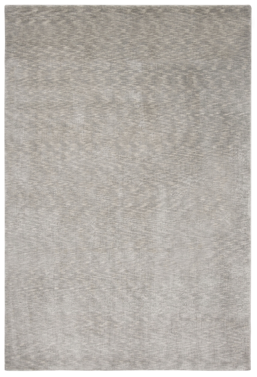 MIR951S-6 Mirage Hand Loomed Medium Rectangle Rug, Silver & Grey - 6 x 9 ft -  Safavieh