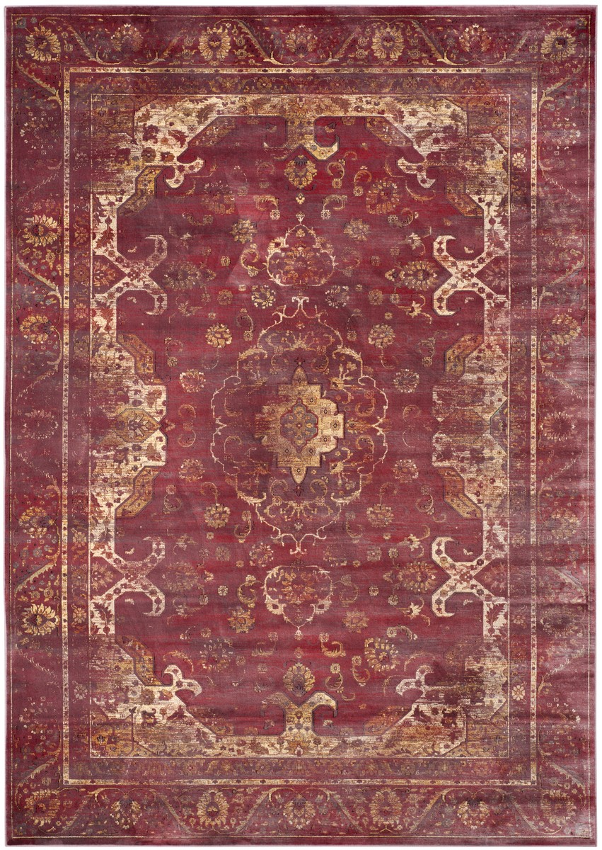 Picture of Safavieh VTG137-2888-9 Vintage Power Loomed Rectangle Area Rug&#44; Purple & Fuchisa - 8 ft.10 in. x 12 ft.2 in.