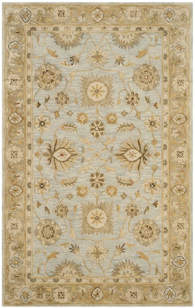 Picture of Safavieh AT856B-8 7 ft. 6 in. x 9 ft. 6 in. Large Rectangle Antiquity Hand Tufted Rug&#44; Light Blue & Sage