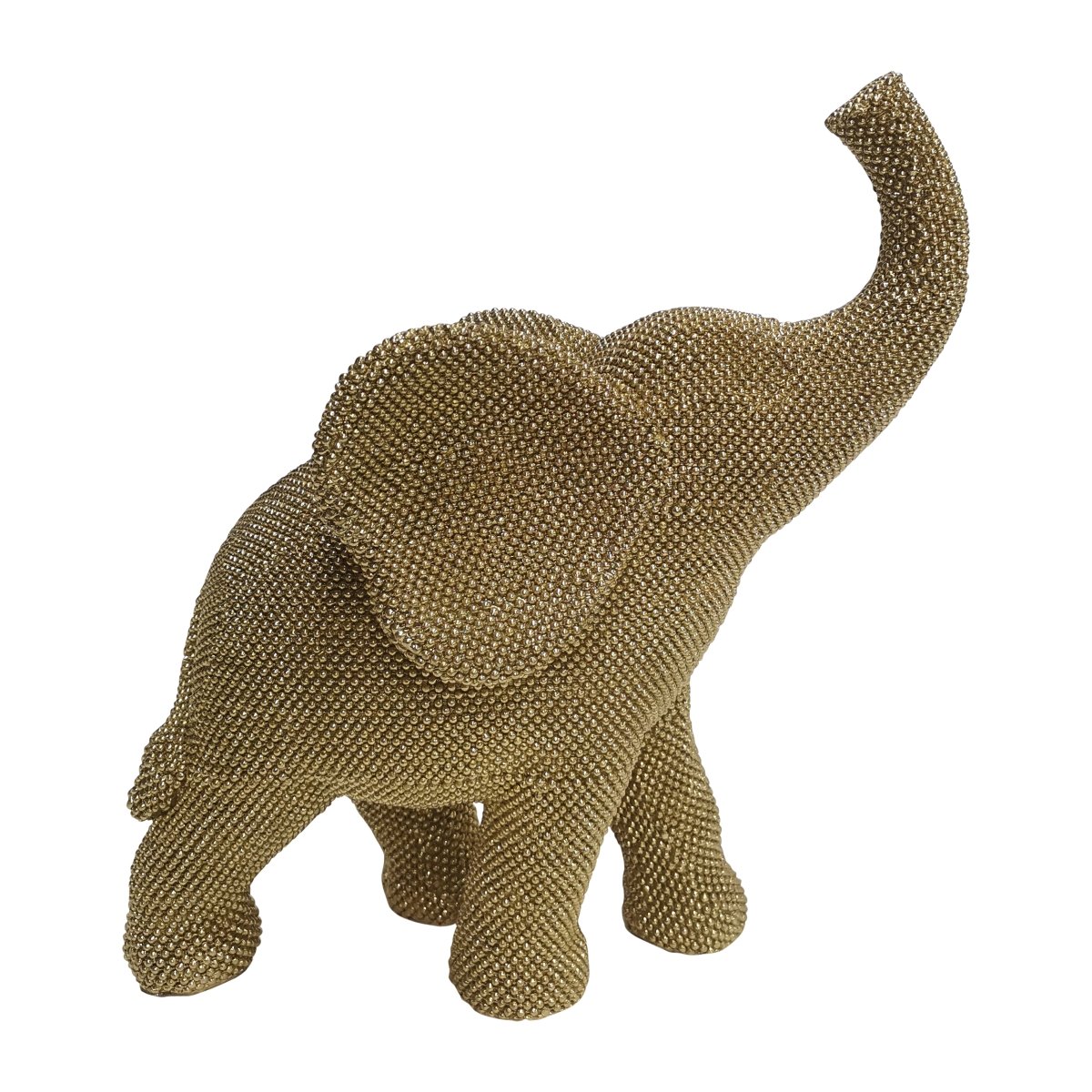 Picture of Sagebrook Home 20001 12 in. Beaded Elephant&#44; Gold