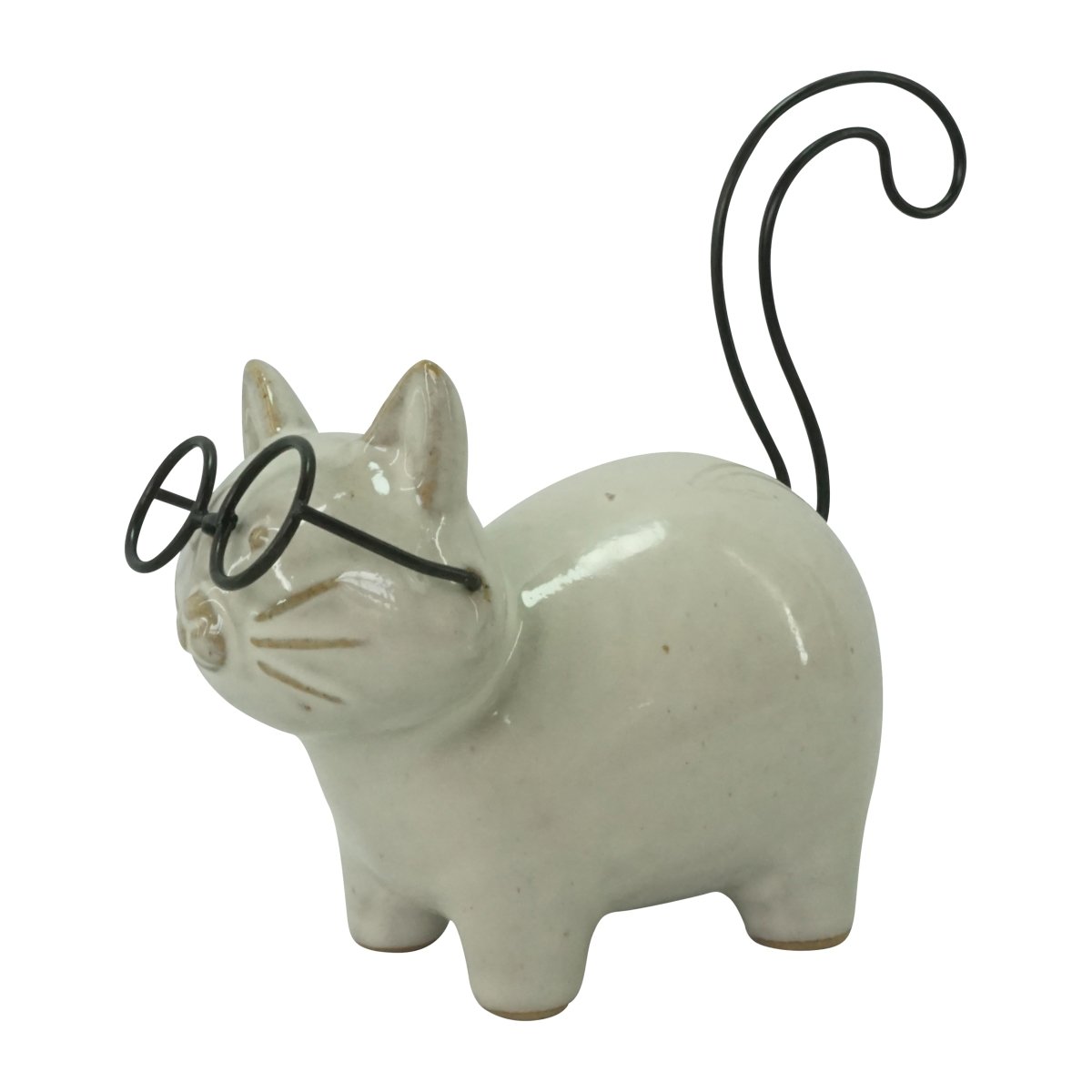 Picture of Sagebrook Home 18634 6 in. Cer Standing Kitty&#44; White & Black