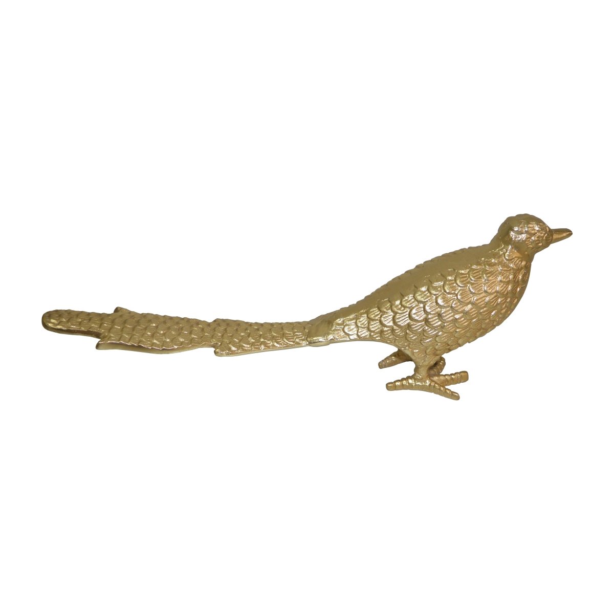 Picture of Sagebrook Home 18771 18 in. Metal Long Tailed Bird Decor Figurine&#44; Gold