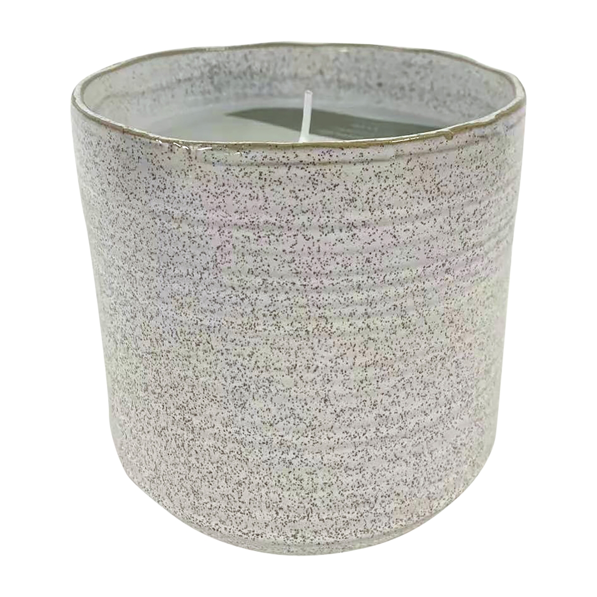 Picture of Sagebrook Home 80215 5 in. 13 oz Speckle Citro Candle&#44; White