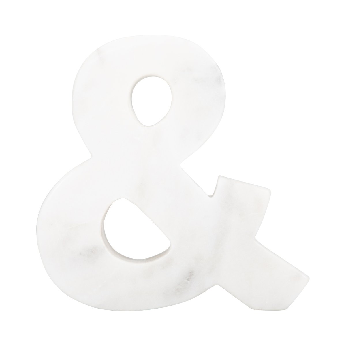 Picture of Sagebrook Home 20162 6 in. Marble Ampersand & Figure&#44; White