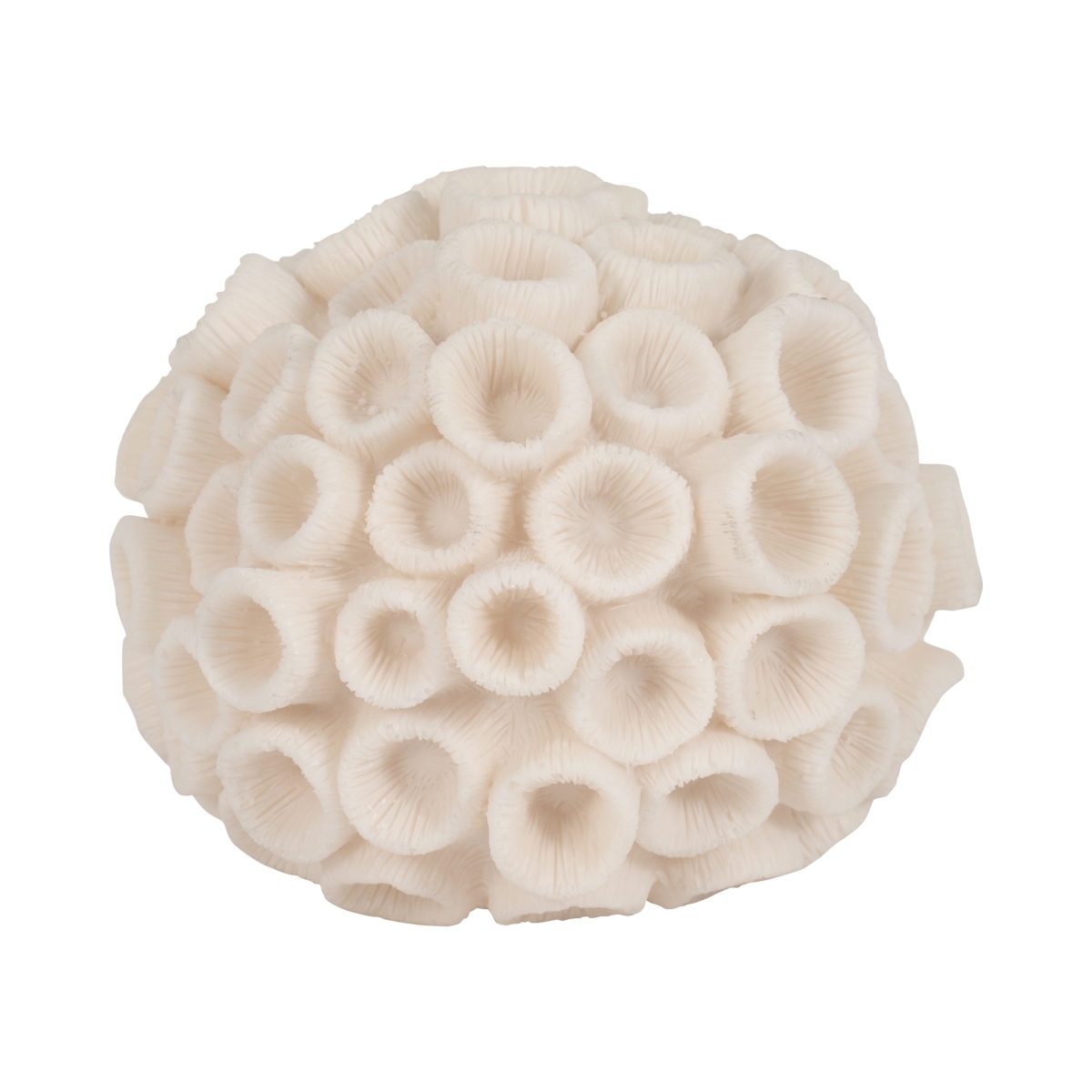 Picture of Sagebrook Home 19615-02 7 in. Round Coral Orb&#44; Ivory