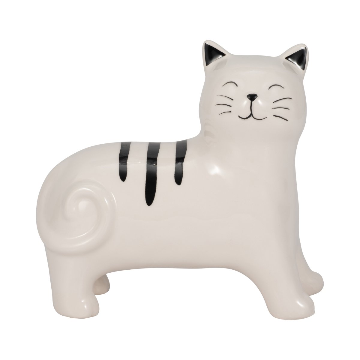Picture of Sagebrook Home 20179 7 in. Ceramic Standing Kitty Figure&#44; White & Black