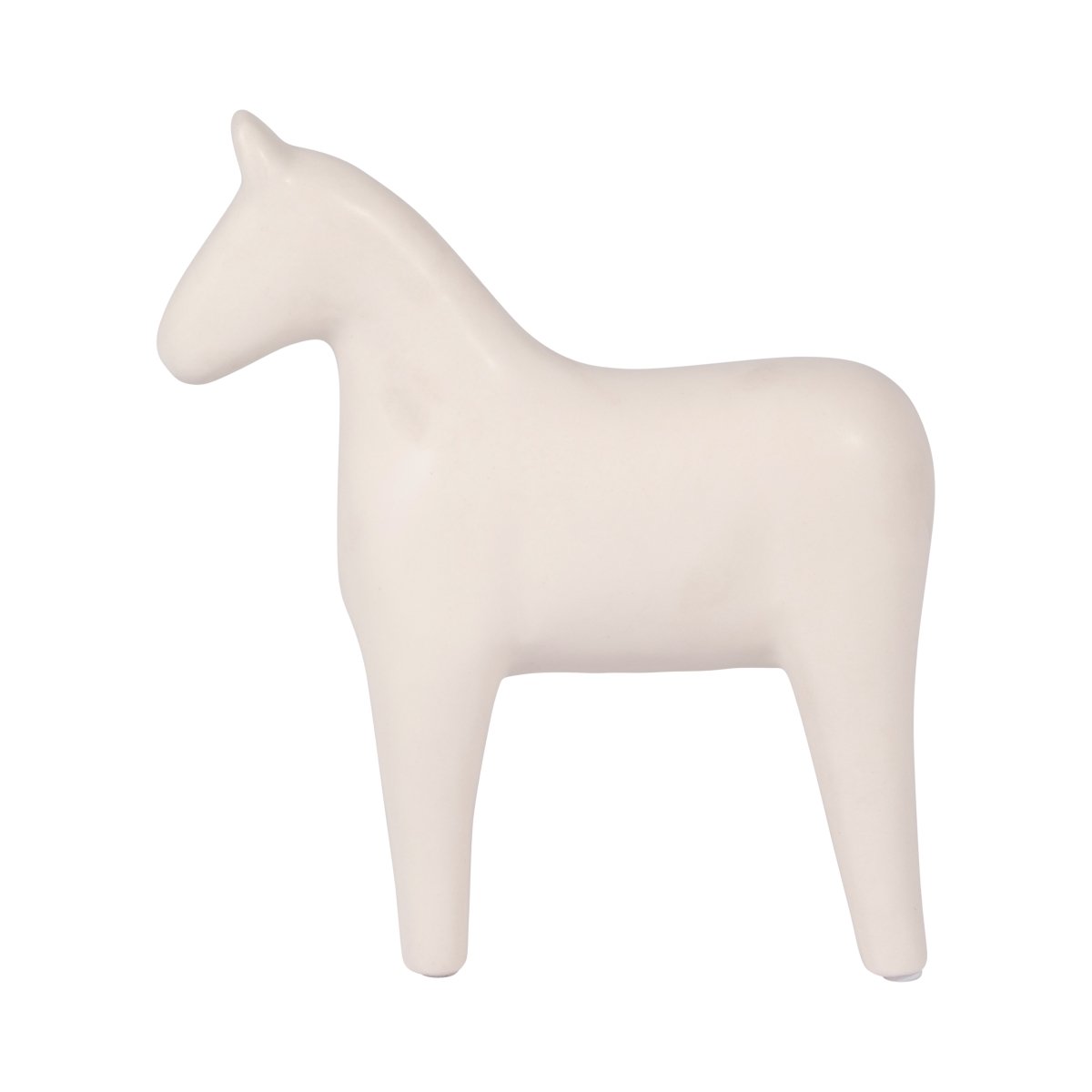 Picture of Sagebrook Home 18675-01 7 in. Ceramic Standing Horse Figure&#44; Cotton