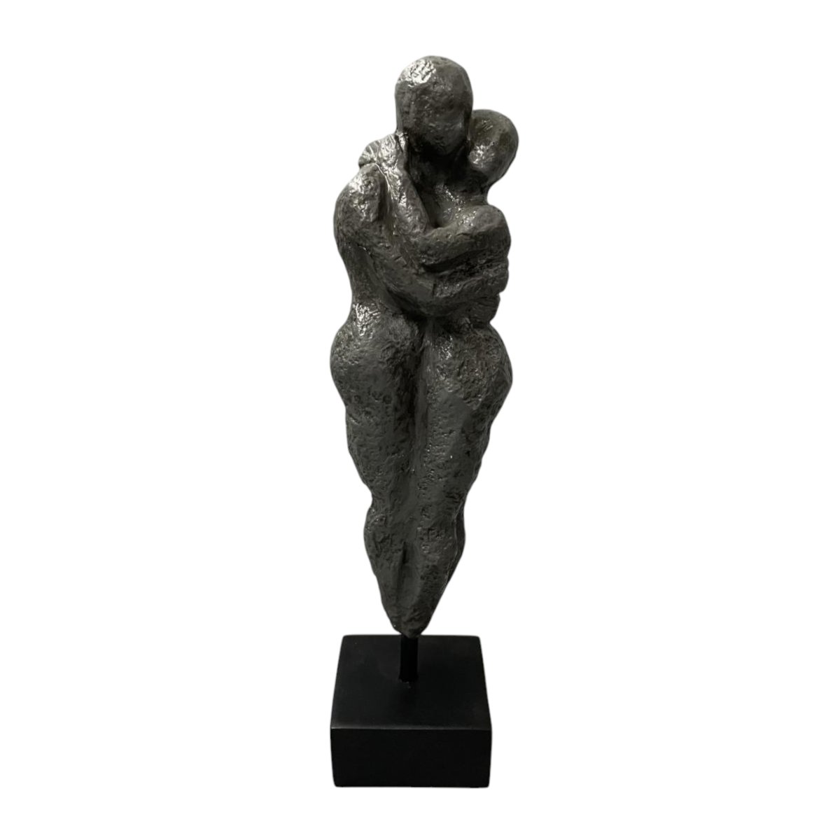 Picture of Sagebrook Home 20461 13 in. Polyresin Hugging Couple Figure&#44; Black