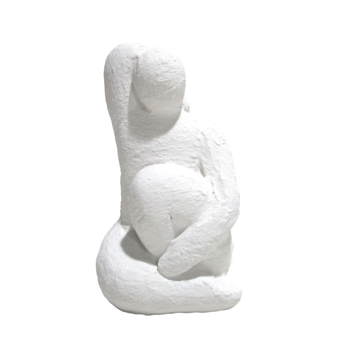 Picture of Sagebrook Home 20475-01 8 in. Raised Arm Posing Figure&#44; White