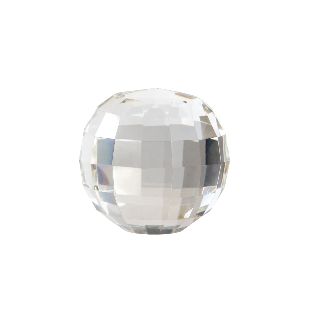 4 in Crystal Orb Home Decor44 Clear  Frost