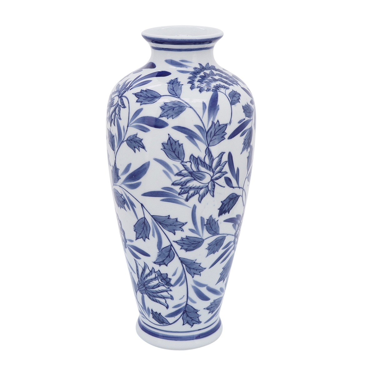 Picture of Sagebrook Home 16642 13 in. Ceramic Oriental Vase&#44; Blue & White