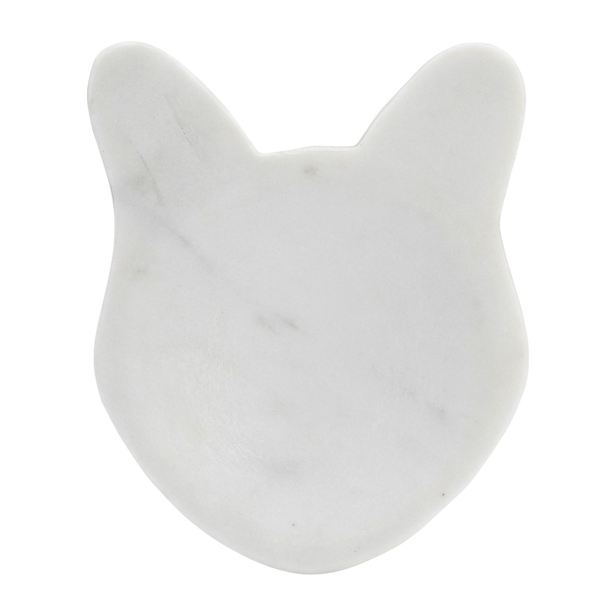 Picture of Sagebrook Home 17602-02 Marble 5 in. Cat Tray&#44; White