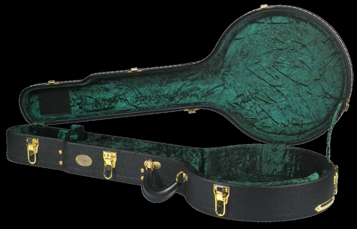 CD-1536 12 in. Deluxe Hardshell Openback Banjo Case