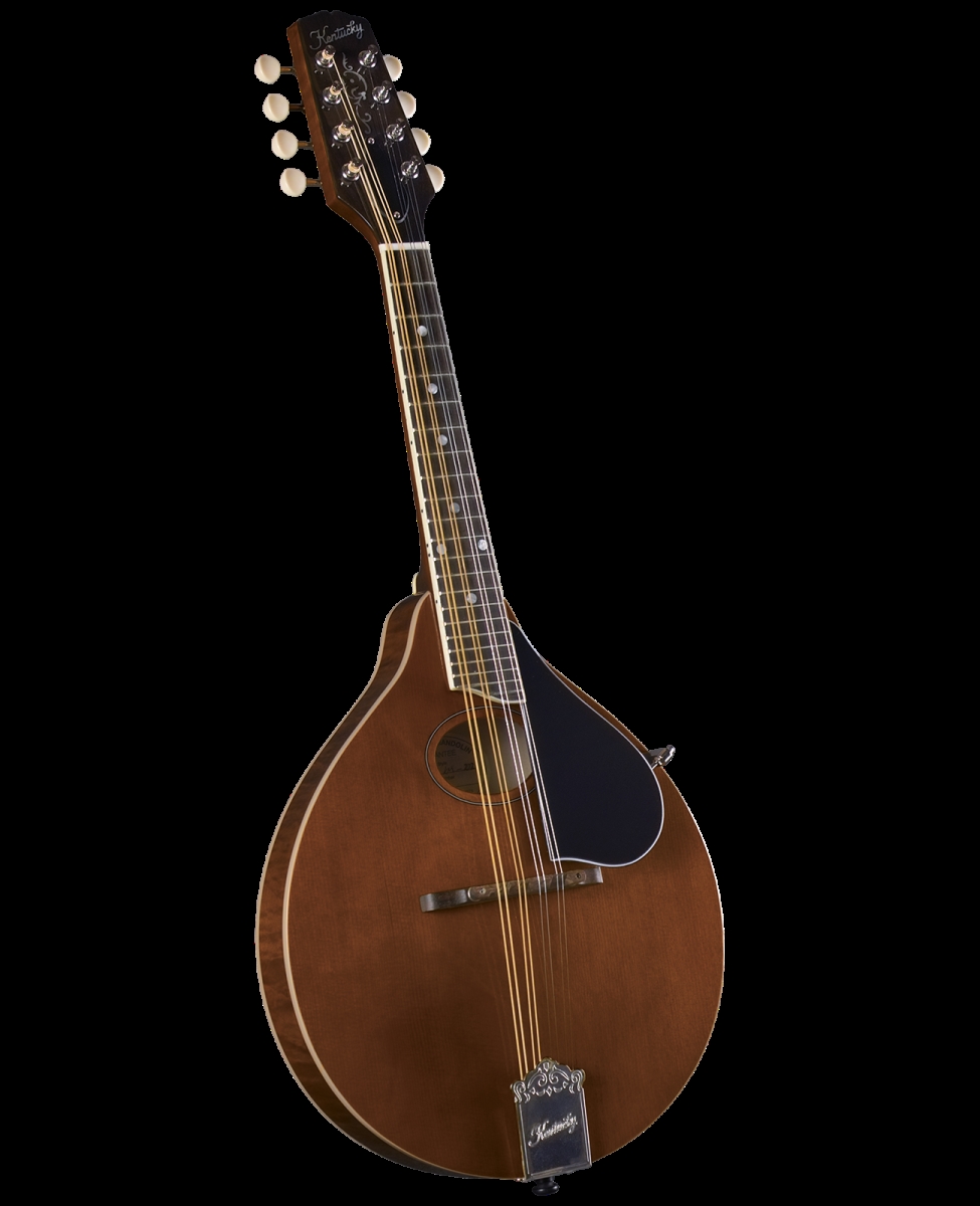 Picture of Kentucky KM-276 Deluxe Oval Hole A-Model Mandolin - Transparent Brown