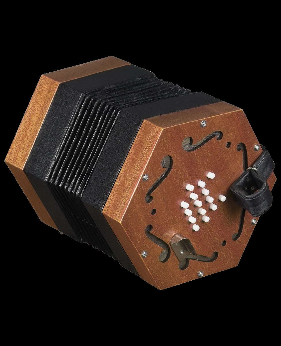 AP-2230A 30-Button English-Style Concertina - Light Brown
