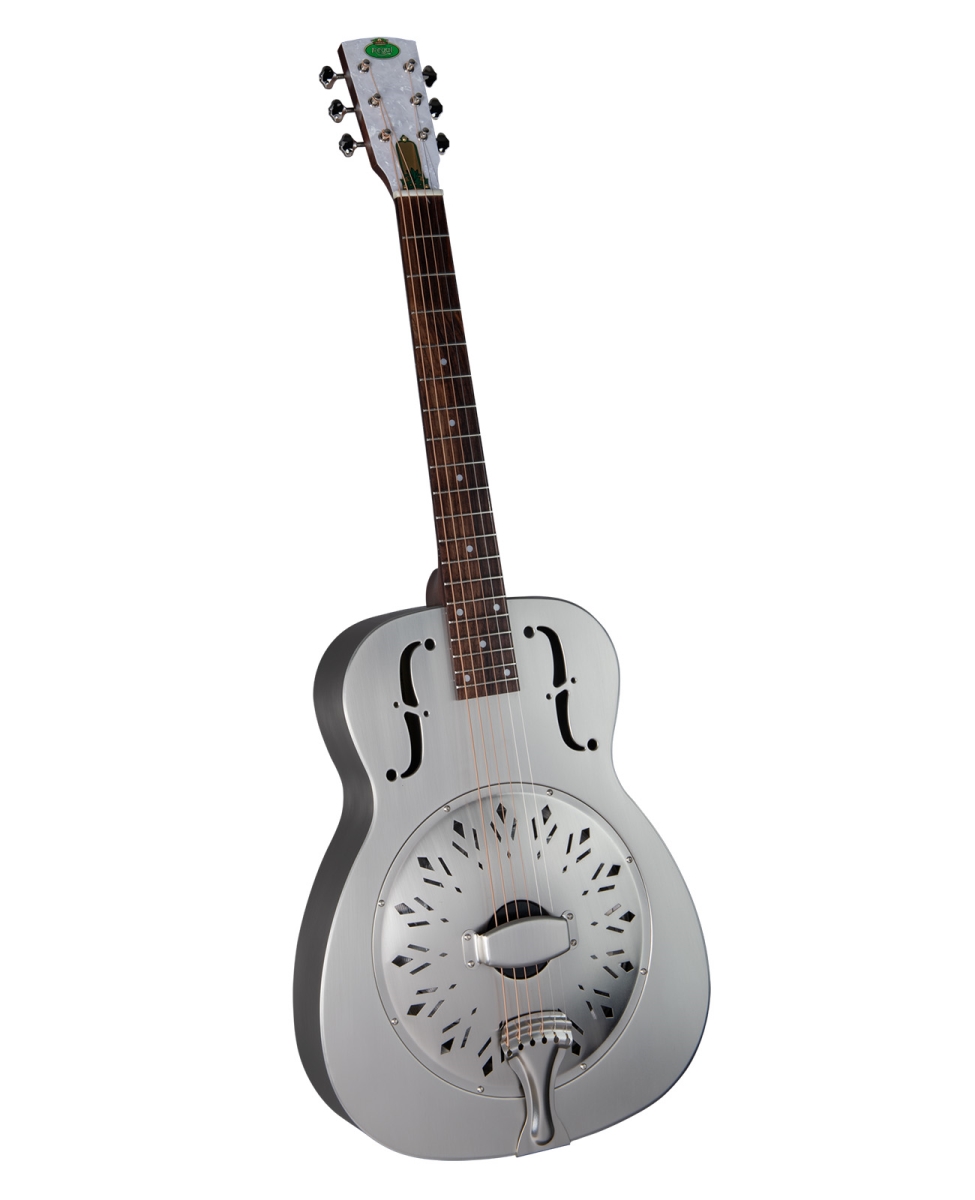 Picture of Regal RC-1 Regal RC-1 Metal Body Style-O Duolian Guitar  Brushed Nickel-Plated Steel