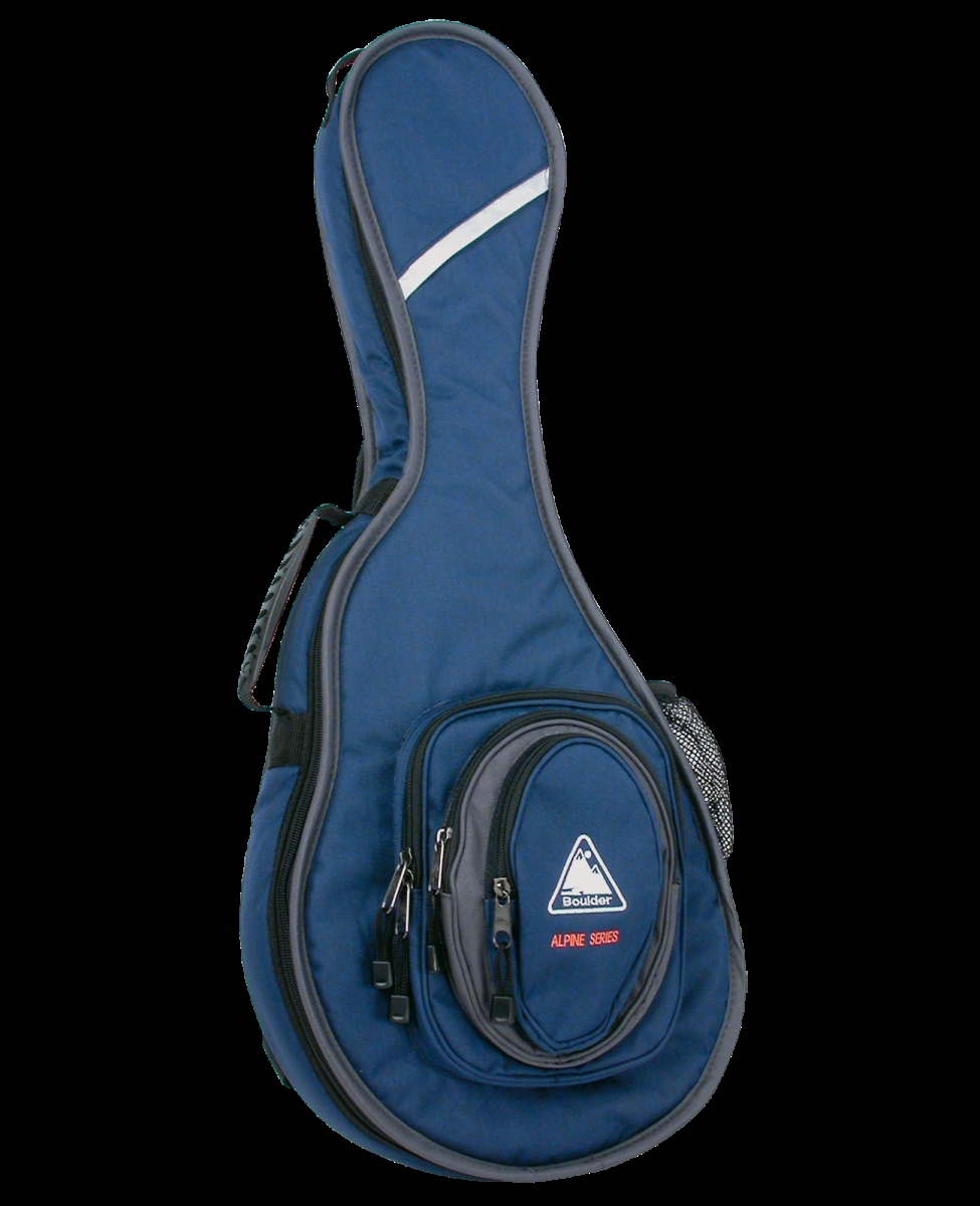 Picture of Boulder CB-320BL Boulder CB-320BL Alpine Deluxe F-Model Mandolin Gig Bag  Navy Blue