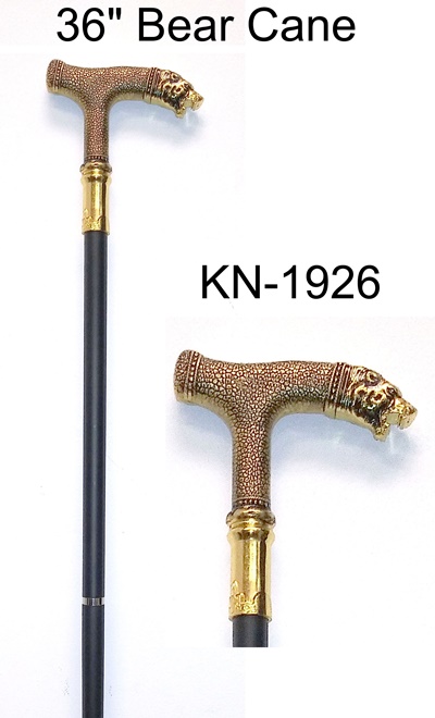 Picture of Sigma Impex Kn-1926 36 in. Bear Walking Cane