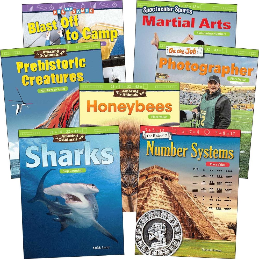 106181 Place Value Grades 2-3 Book - Set of 7