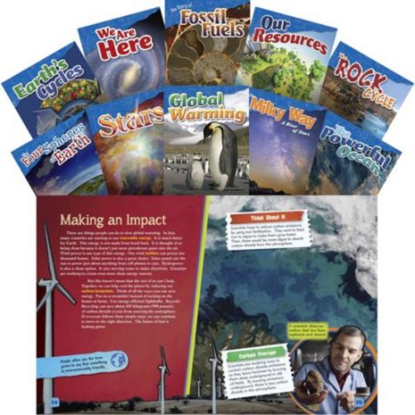 Picture of Shell Education 23423 Let us Explore Earth & Space Science 10 Book Set&#44; Grades 4-5