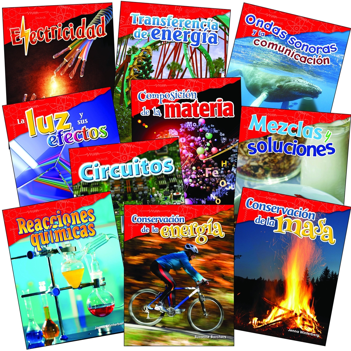 Picture of Shell Education 29610 Let us Explore Physical Science Spanish 10 Book Set&#44; Grades 4-5