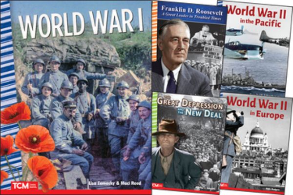 118377 World Wars Grades 5 Plus Book - Set of 5