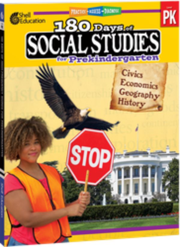 130220 180 Days of Social Studies Book for Prekindergarten