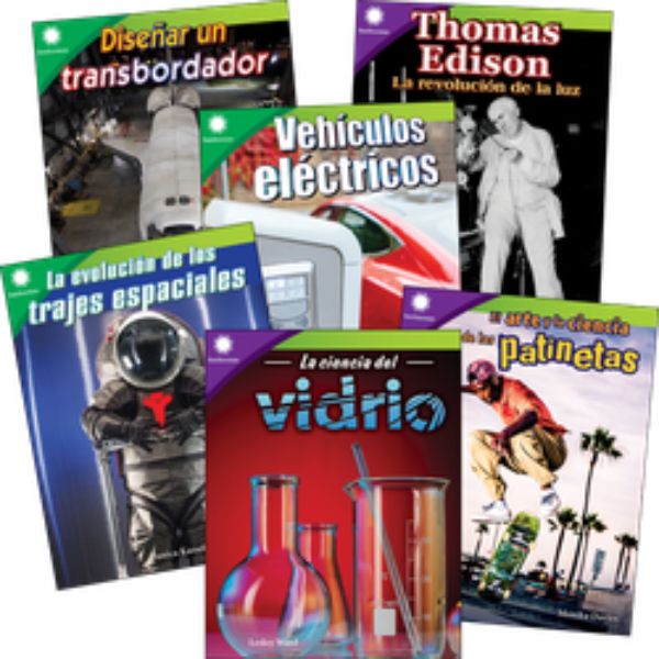 132385 Smithsonian Informational Text Creative Solutions Spanish Grades 4-5 Book - Set of 6