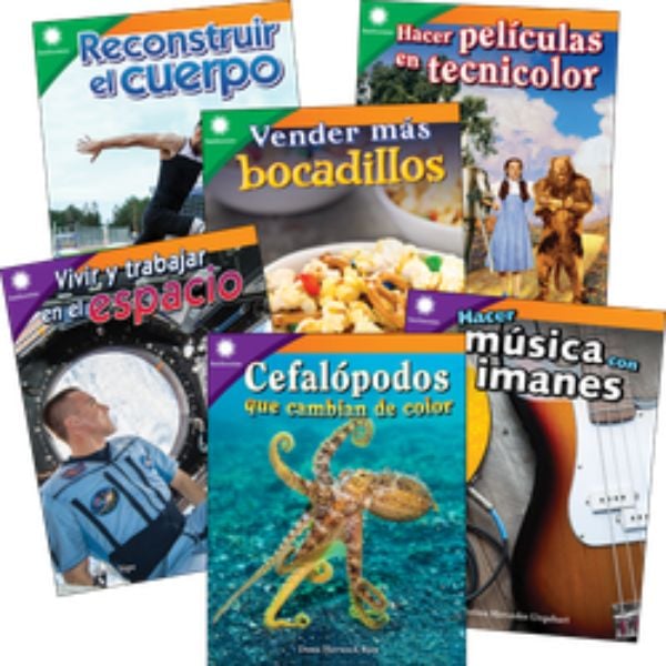 132387 Smithsonian Informational Text Pushing The Limits Spanish Grades 4-5 Book - Set of 6
