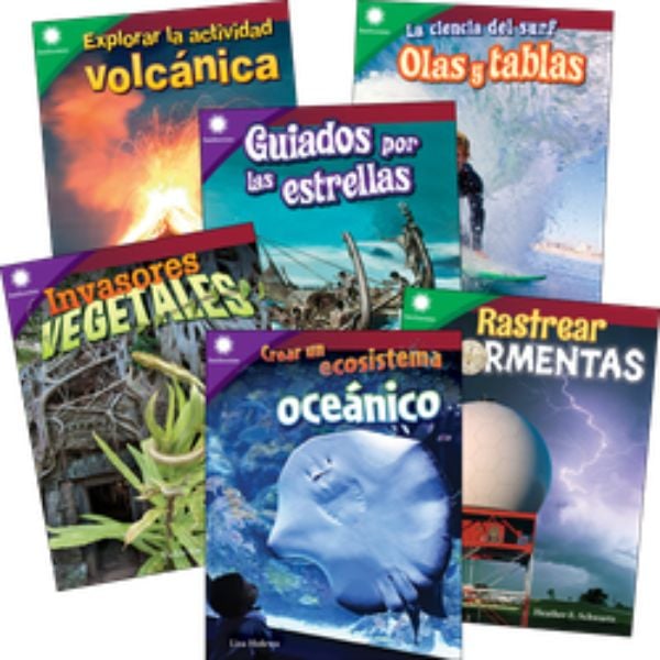 132388 Smithsonian Informational Text The Natural World Spanish Grades 4-5 Book - Set of 6