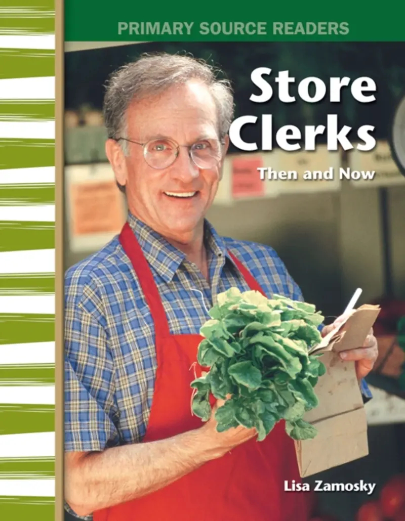 Picture of Teacher Created Materials 9384E Store Clerks Then & Now eBook&#44; Grade 2-3