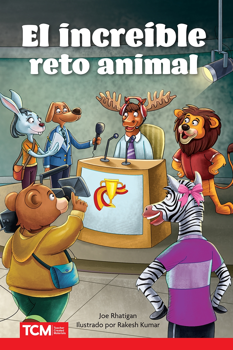 154175 El Increible Reto Animal Book, Grade 3
