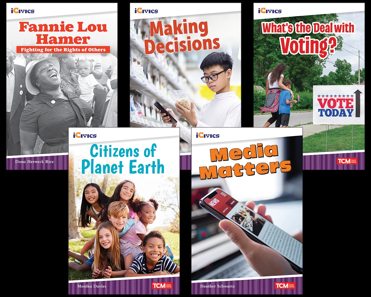 157043 Icivics Grade 4 - Community & Social Awareness 5-Book Set