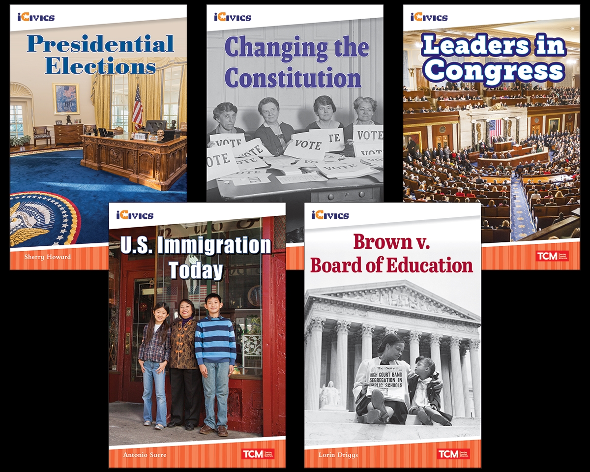 157046 Icivics Grade 5 - Leadership & Responsibility 5-Book Set