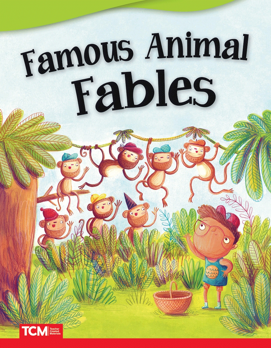 109856 Famous Animal Fables Book, Grade 4-5