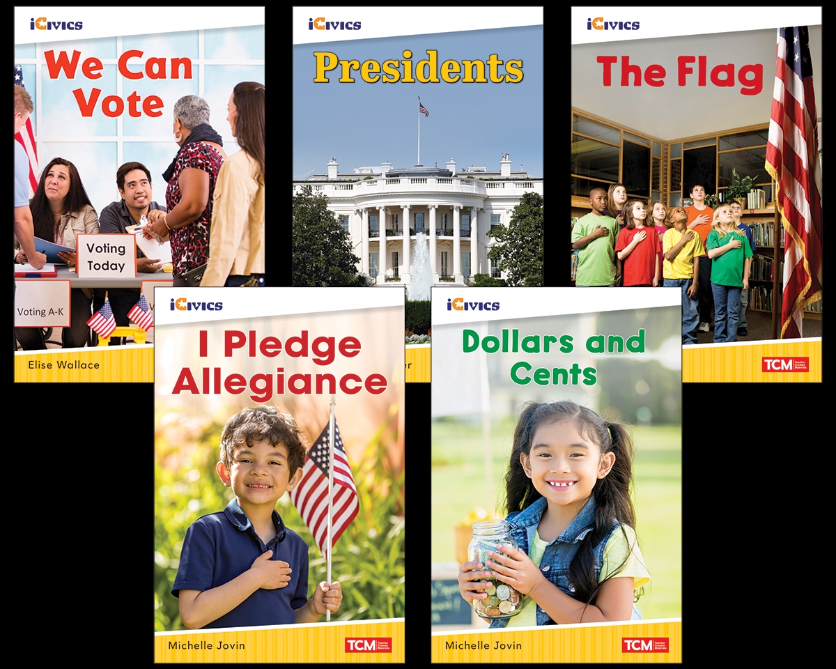 157036 Icivics Grade K - Leadership & Responsibility 5-Book Set