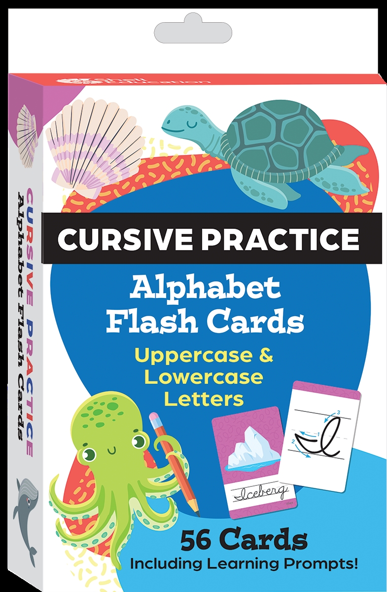 155899 Cursive Practice Alphabet Flash Cards