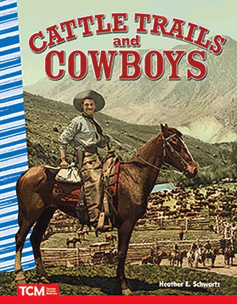 111181 Cattle Trails & Cowboys Book, Grade 4-8
