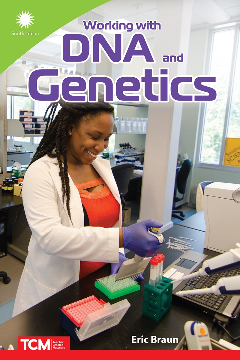 147874 Working with Dna & Genetics Book, Grade 6-12
