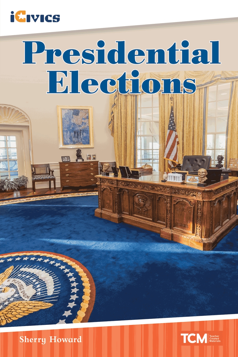 122986 Presidential Elections Book, Grade 5-8