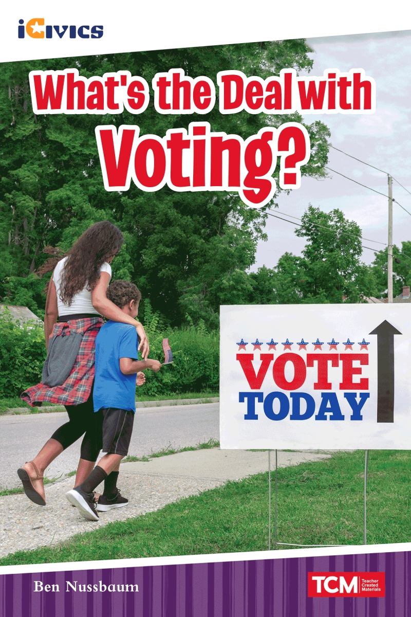 123971 Whats the Deal with Voting Book, Grade 4-8